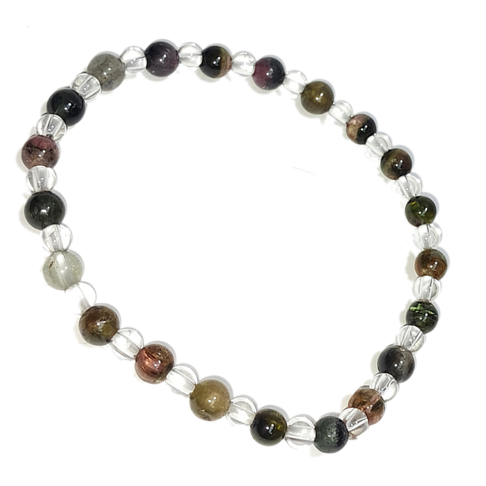 水晶&碧璽手珠5.2mm【十方】152718