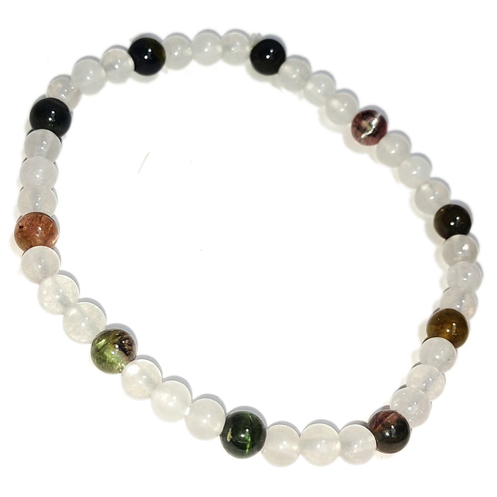 碧璽&月光石手珠4.8mm【十方】152726