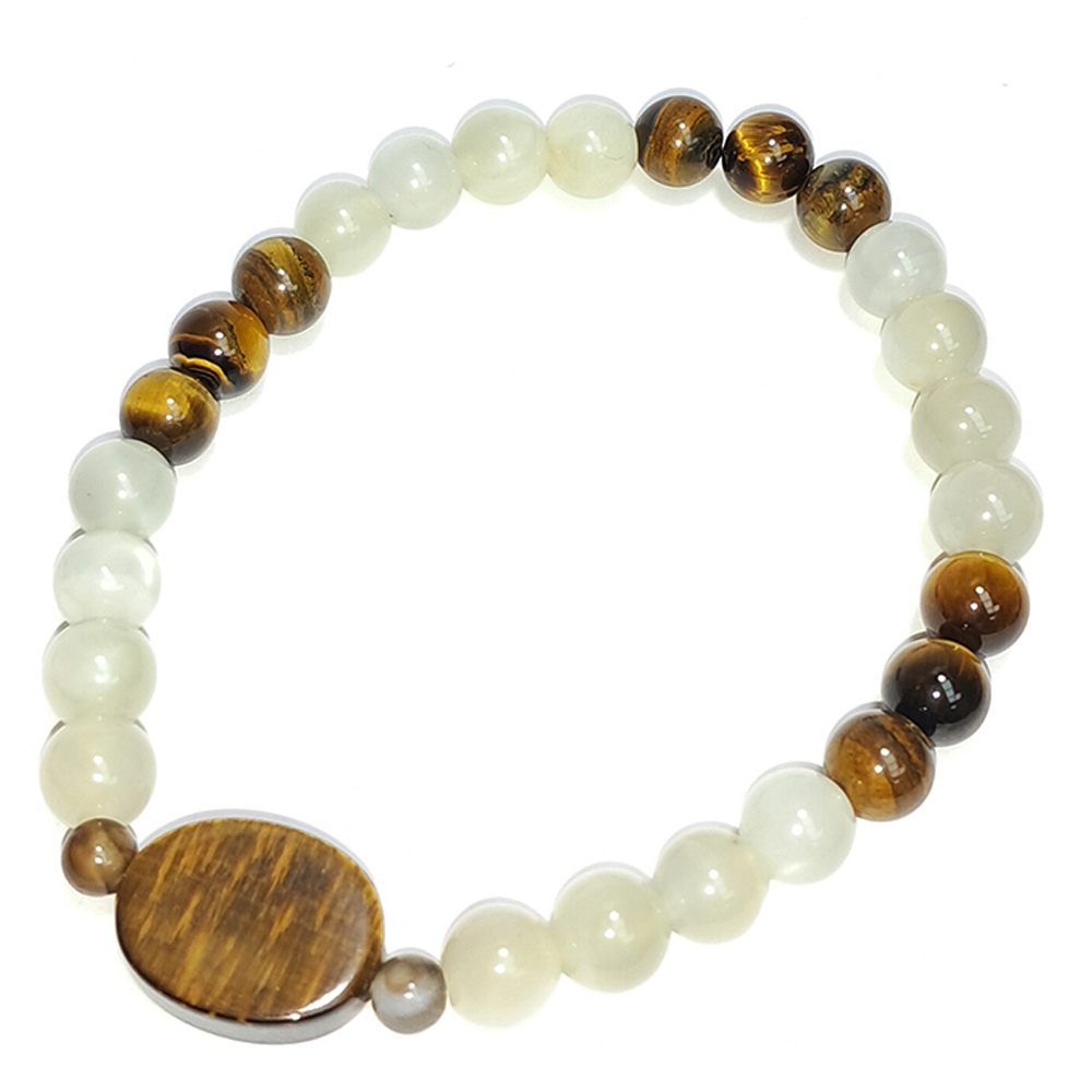 虎眼石&月光石手珠7mm【十方】152739