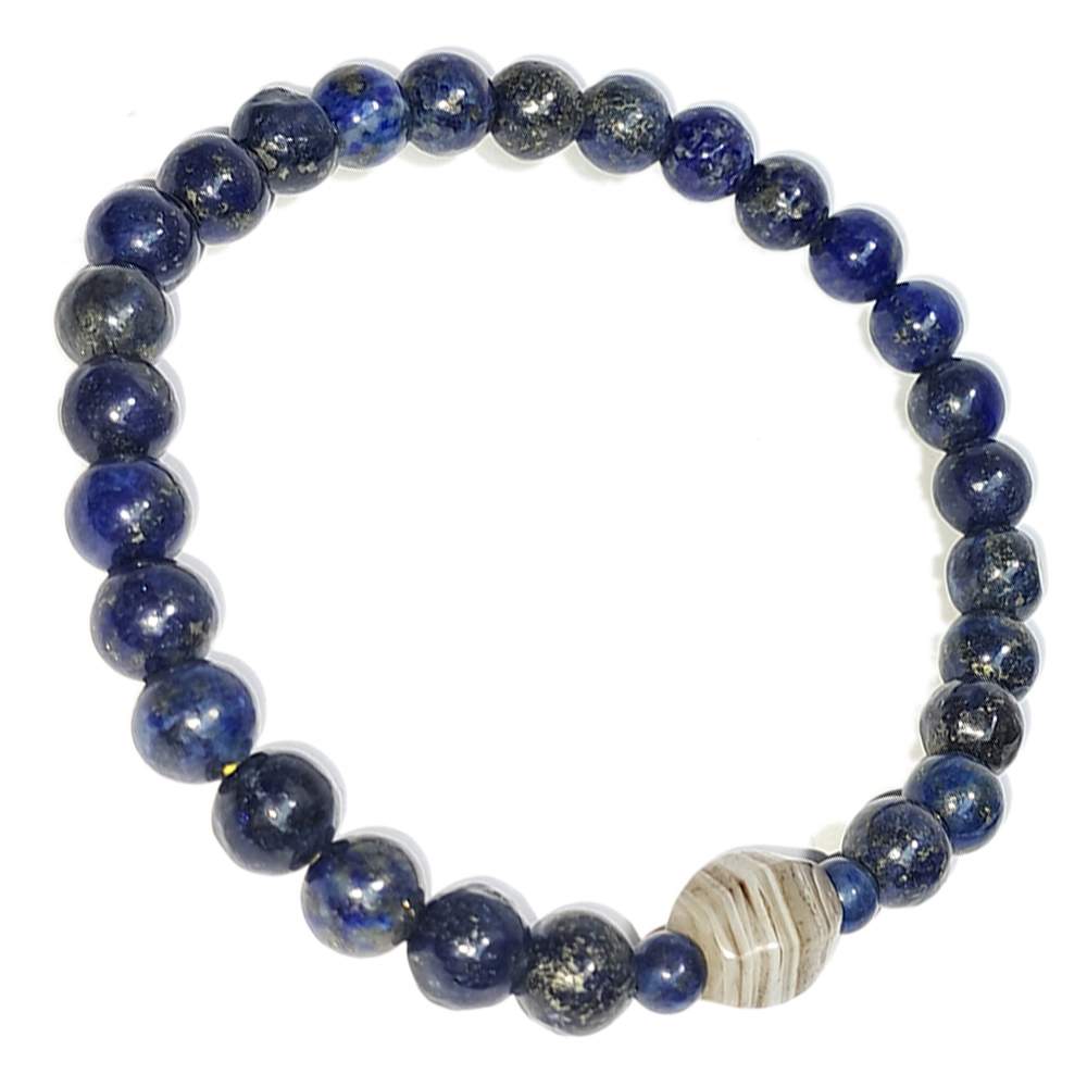 藥師珠&青金石手珠6.5mm【十方】152775