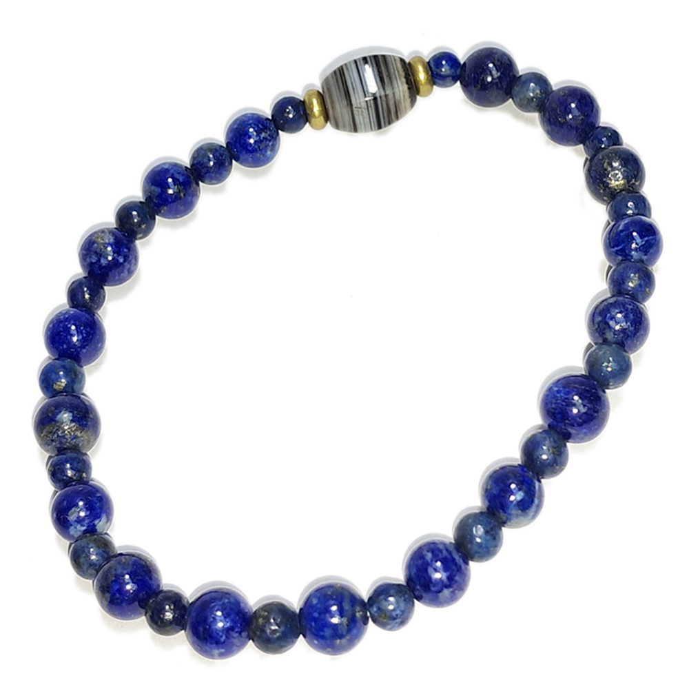 藥師珠&青金石手珠6mmA【十方】152776