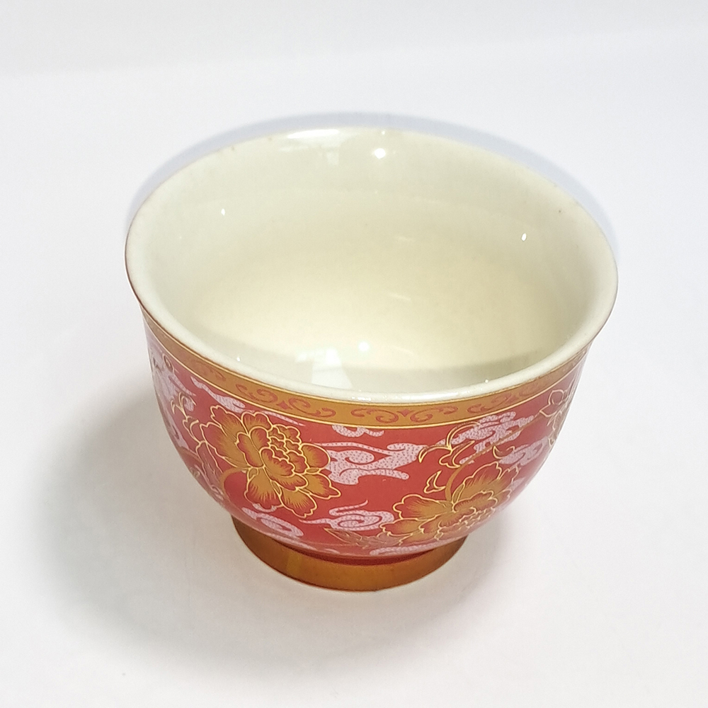 金蓮陶瓷水杯 5*7公分 【十方】152656