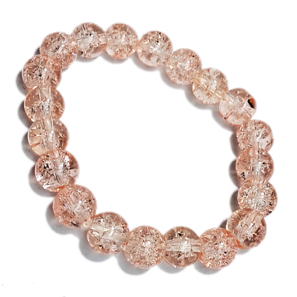 粉紅琉璃手珠9.6mm【十方】152670