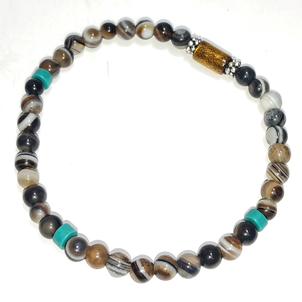 金珊瑚&藥師珠手珠4.5mm【十方】152721