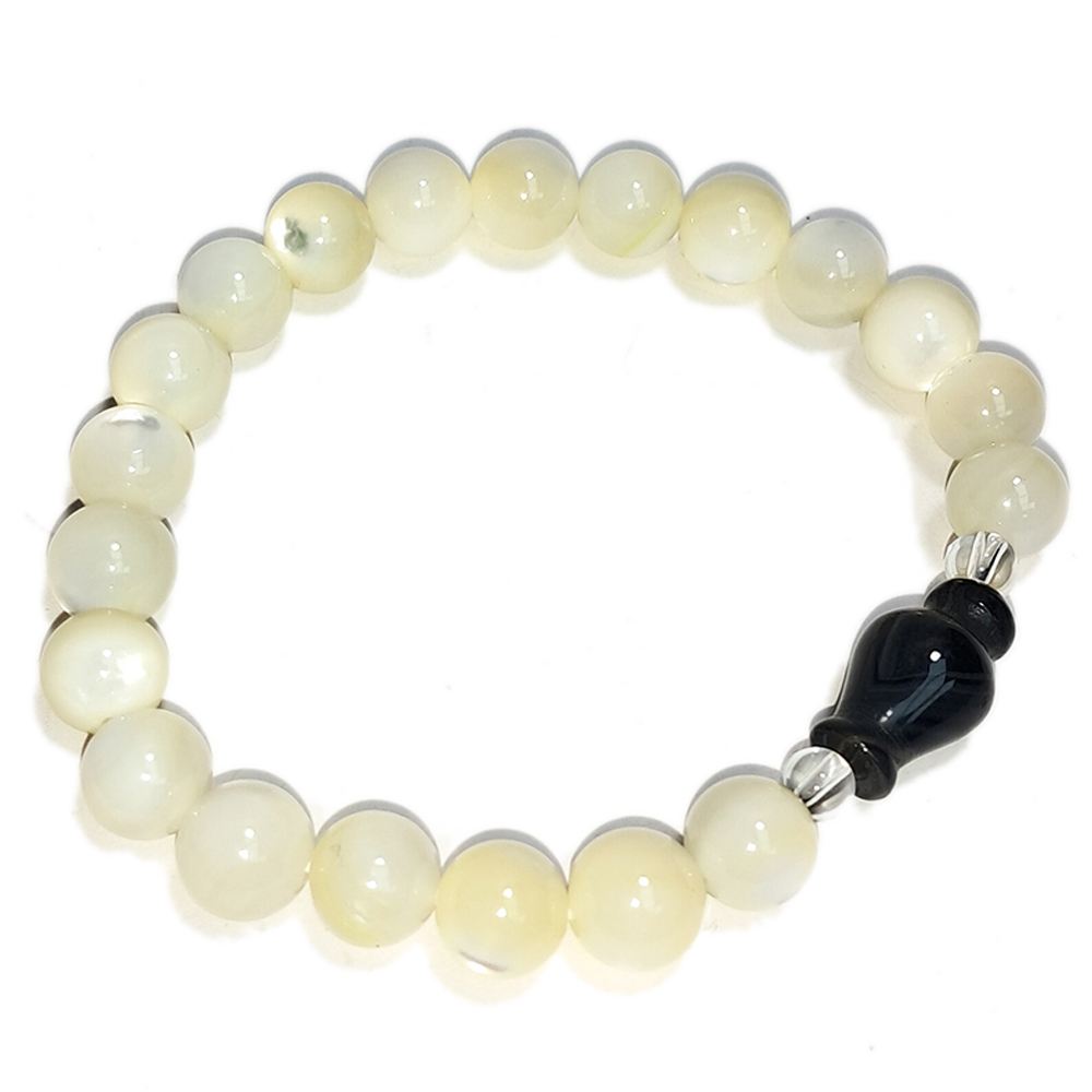 寶瓶{藥師珠}&硨磲手珠8mm【十方】152730