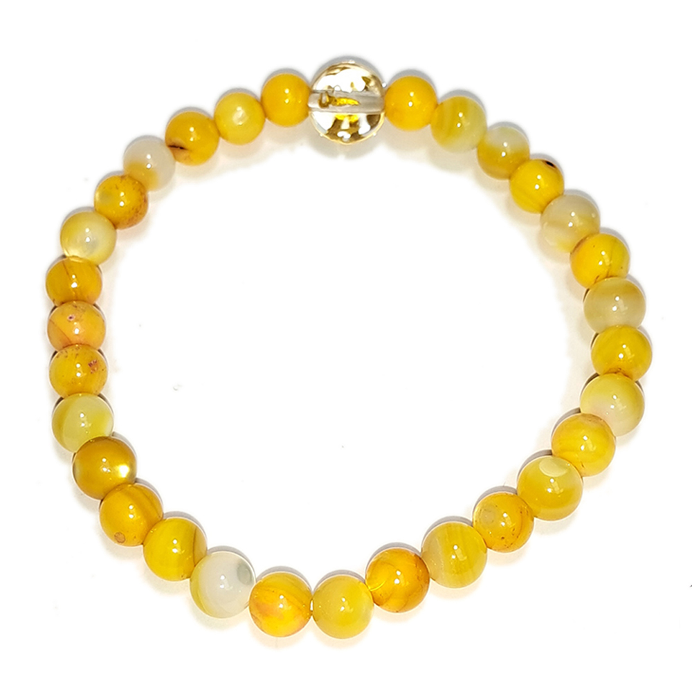 六字真言&黃金硨磲手珠5.6mm【十方】152732