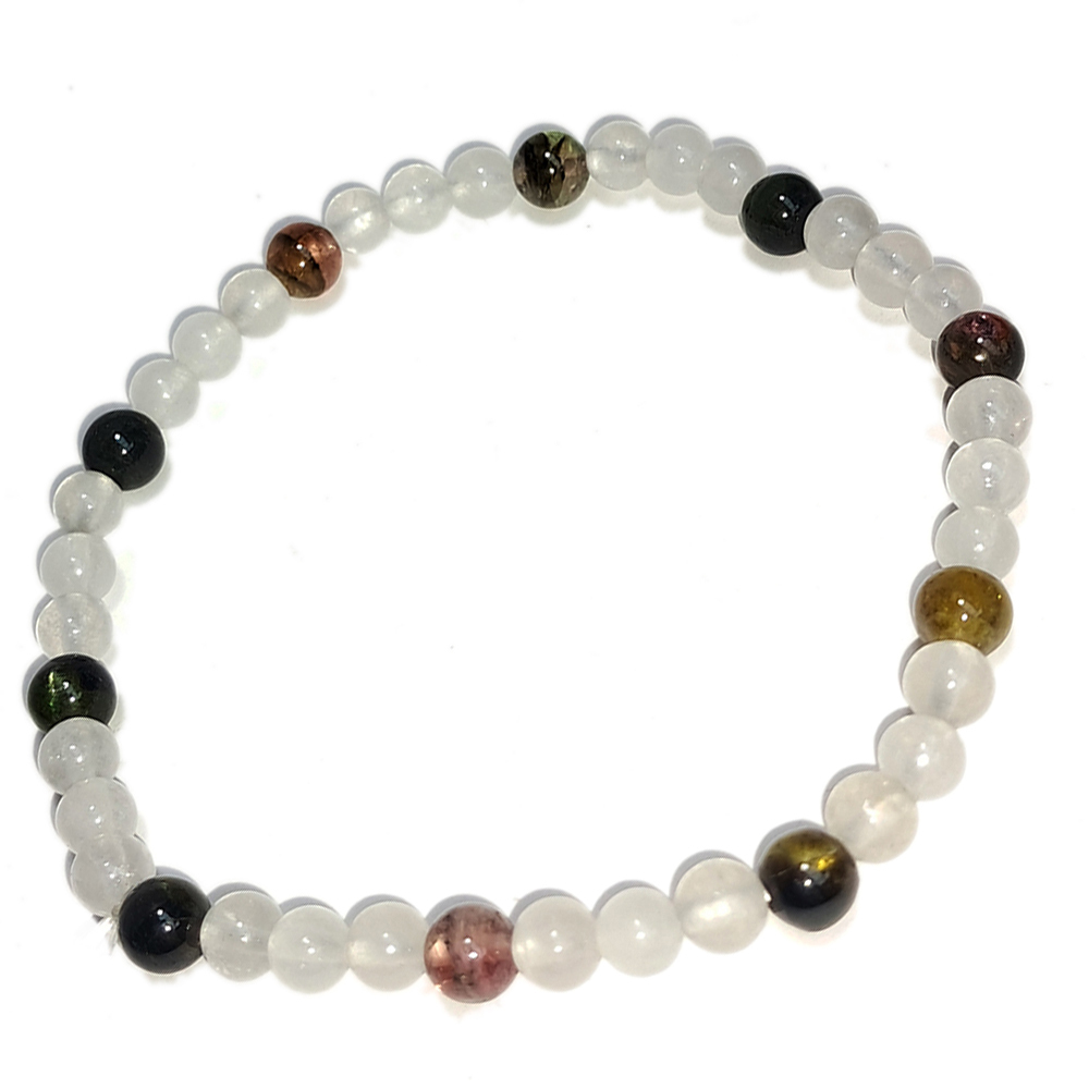 碧璽&月光石手珠4.8mm【十方】152726