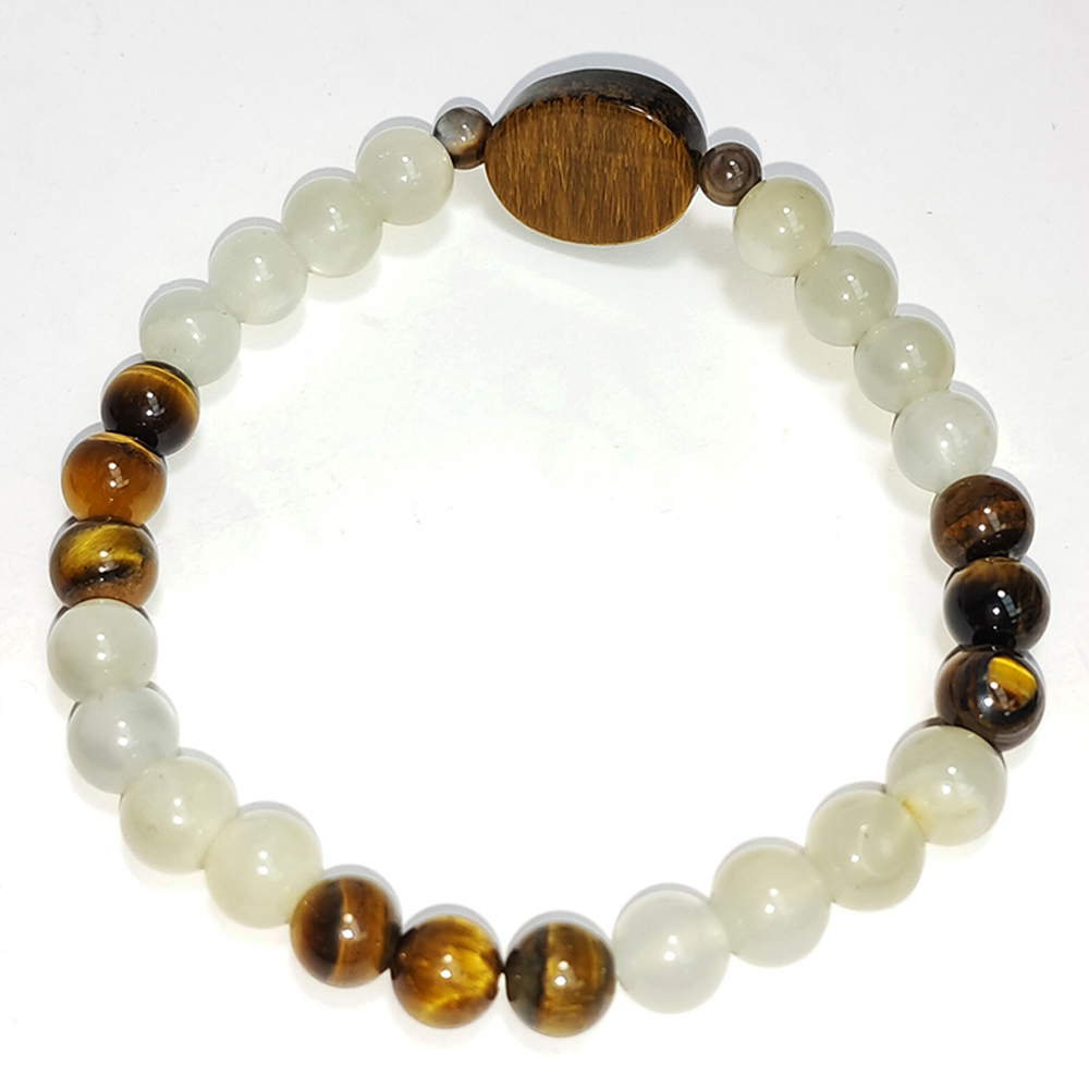 虎眼石&月光石手珠7mm【十方】152739