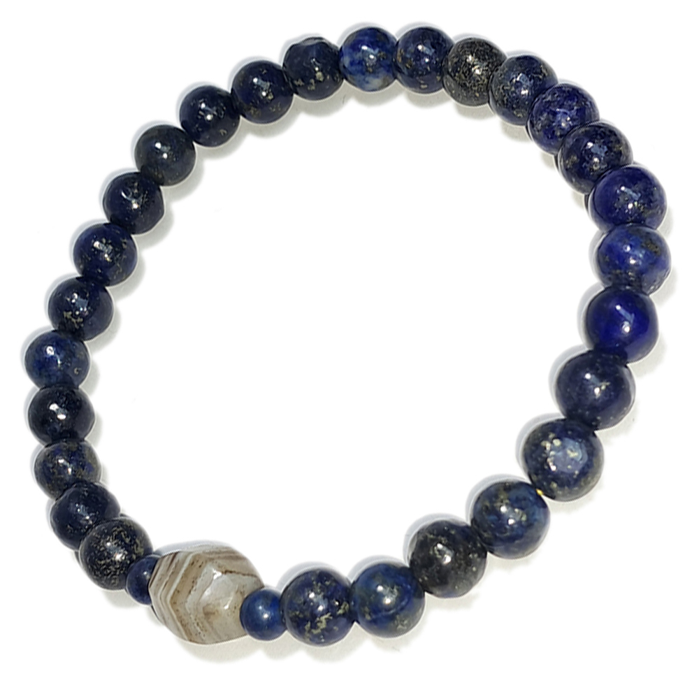 藥師珠&青金石手珠6.5mm【十方】152775