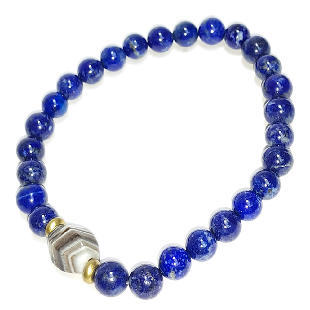 藥師珠&青金石手珠6mmA【十方】152776