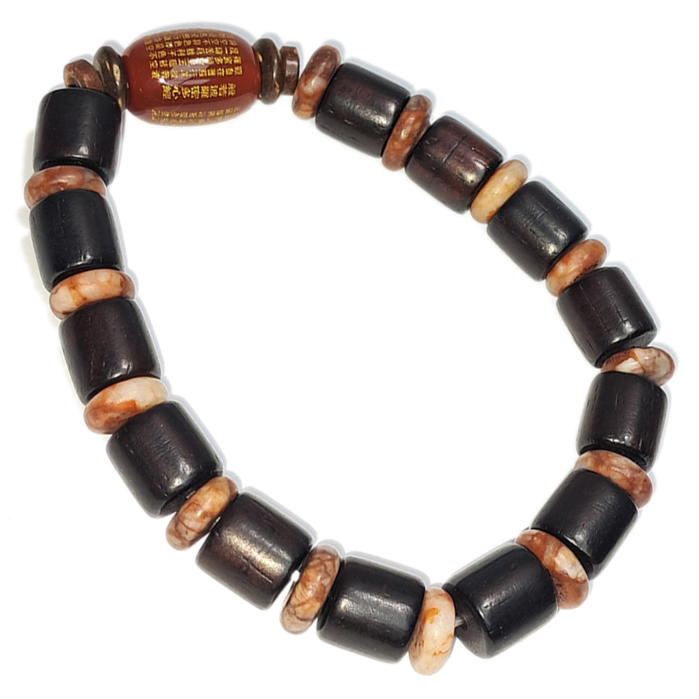 心經毫雕{紅玉髓}&龍宮舍利&紫檀手珠【十方】152789