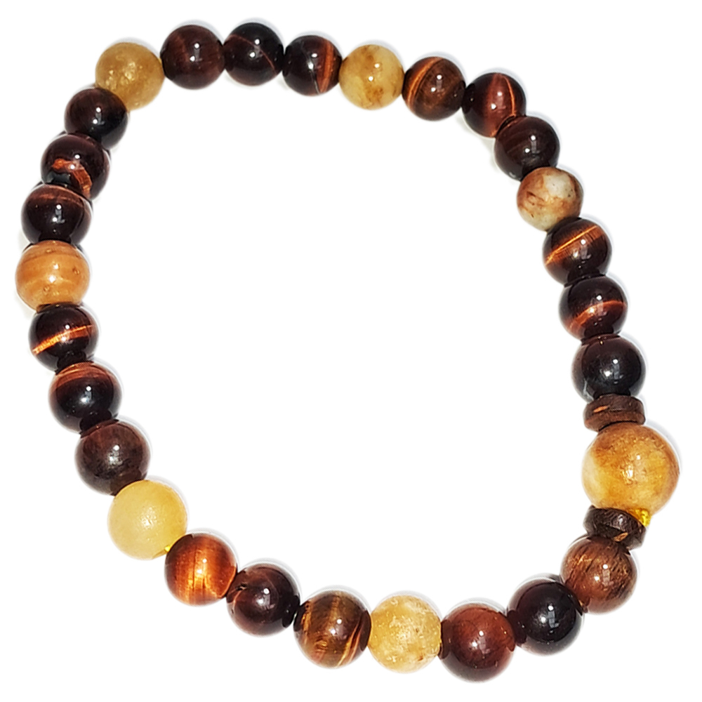 龍宮舍利&虎眼石手珠6mm【十方】152791