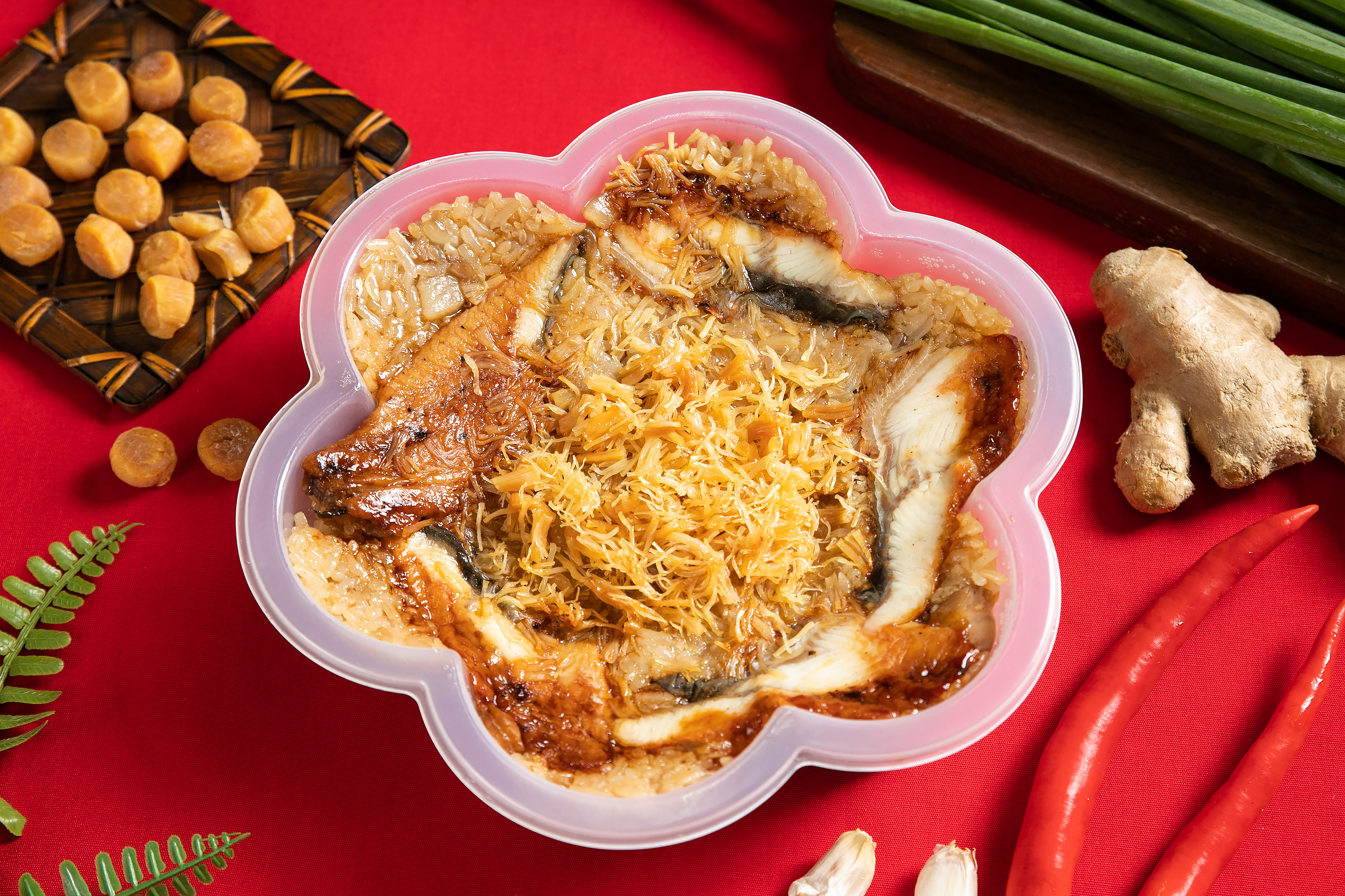 干貝酥鰻魚米糕