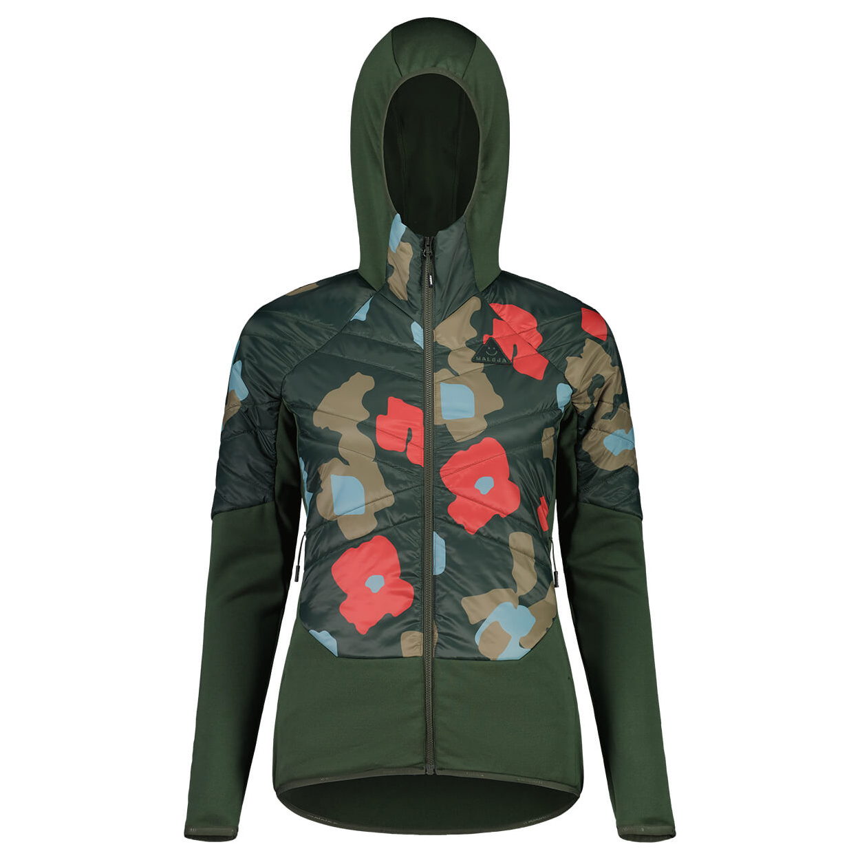 【MALOJA】女G-LOFT防雪保暖連帽外套 / 23MA36163-[橘紅、綠]