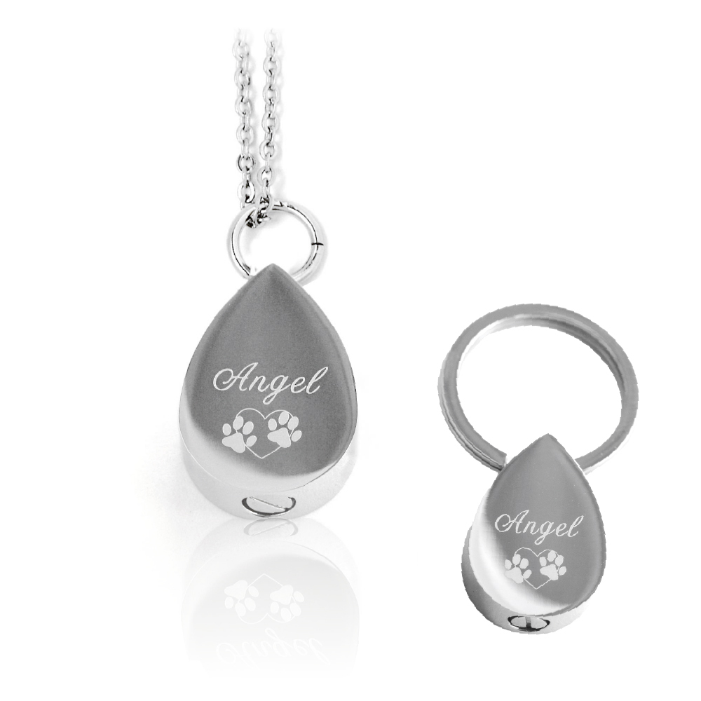 回憶系列-毛孩紀念項鍊 水滴肉球