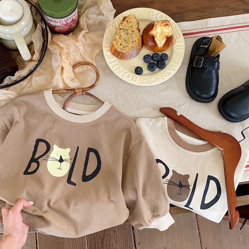 Bold貓貓圓領上衣