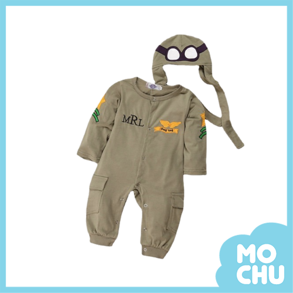 航飛員長袖連身衣(附帽)