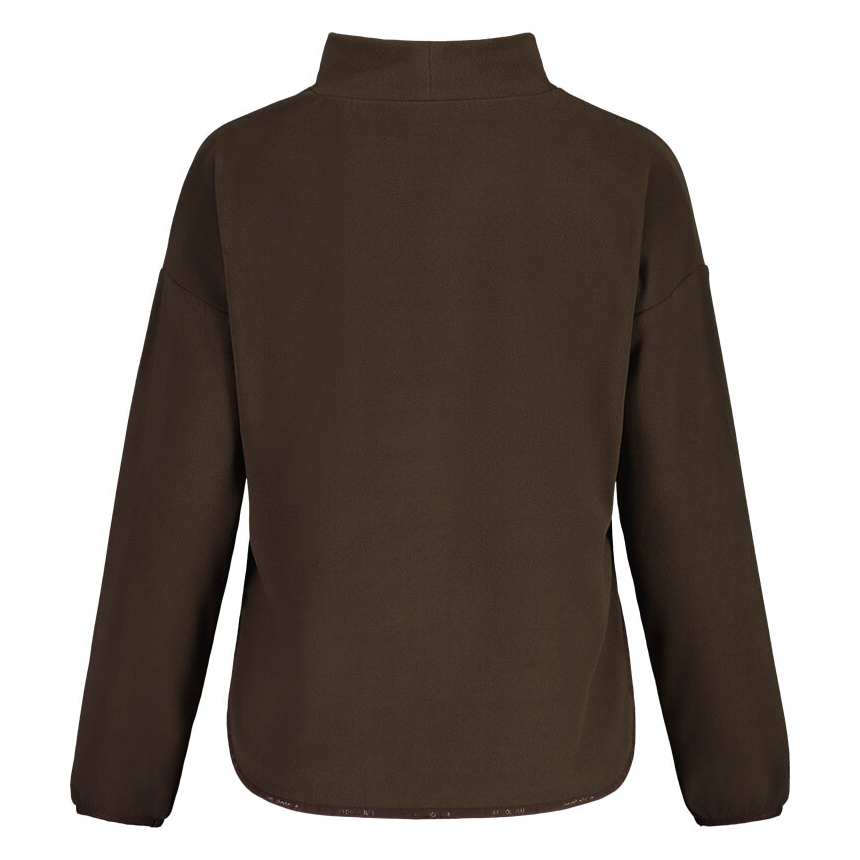 【MALOJA】女立領保暖長袖上衣 / 23MA36167-[可可棕]