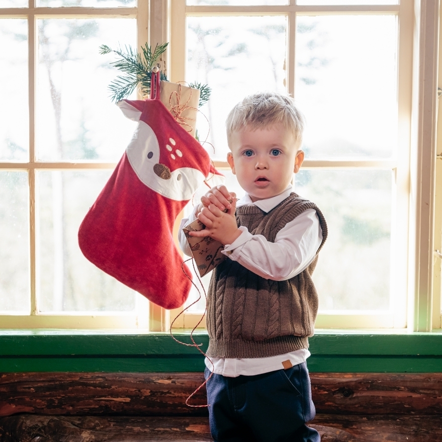 〖 Hust & Claire 〗麋鹿聖誕襪