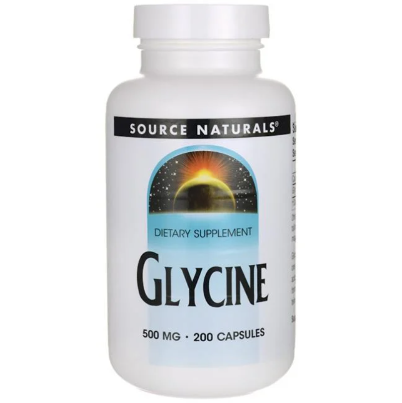 [預購] 甘胺酸 500毫克 200粒 Source Naturals Glycine