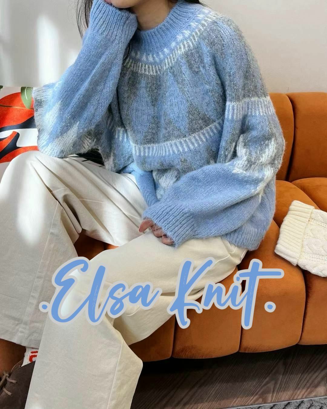 TOP#14243 🤎Elsa Knit