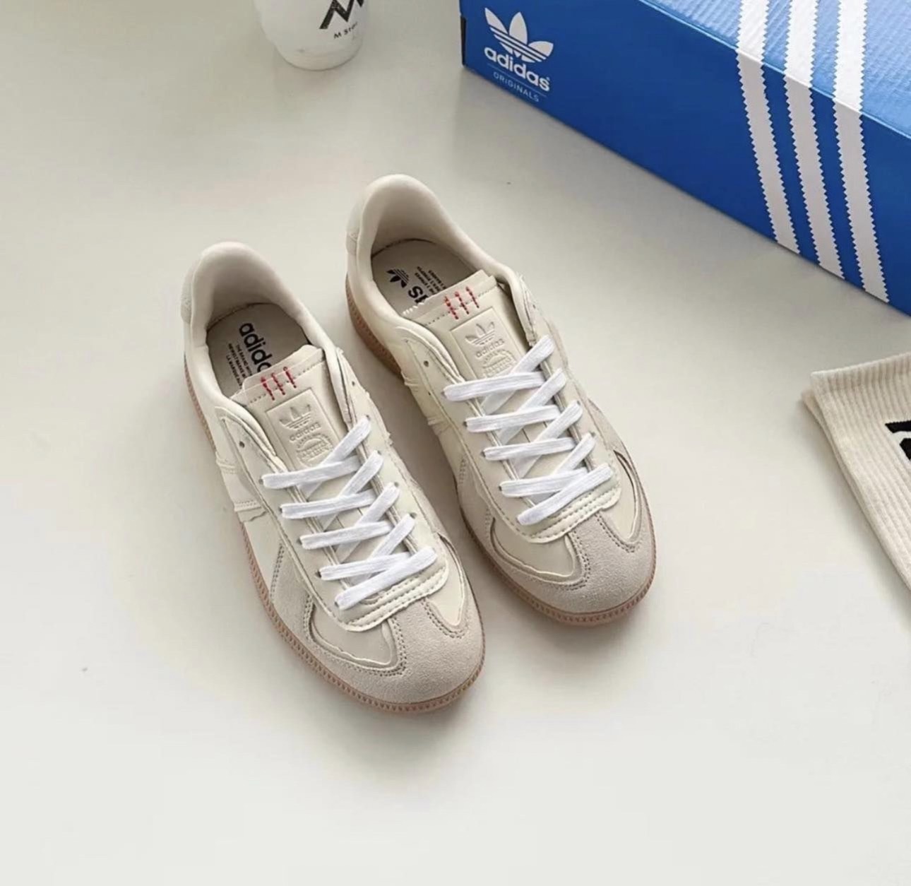 預購 ADIDAS BW ARMY 質感德訓鞋 杏色