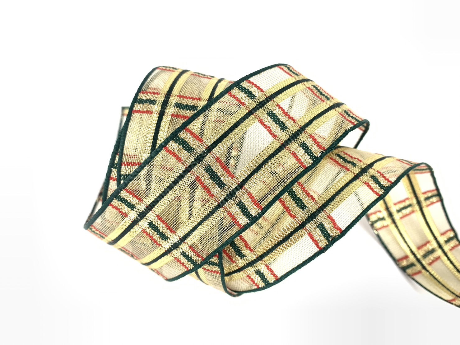 紅金綠邊/鐵絲38mm