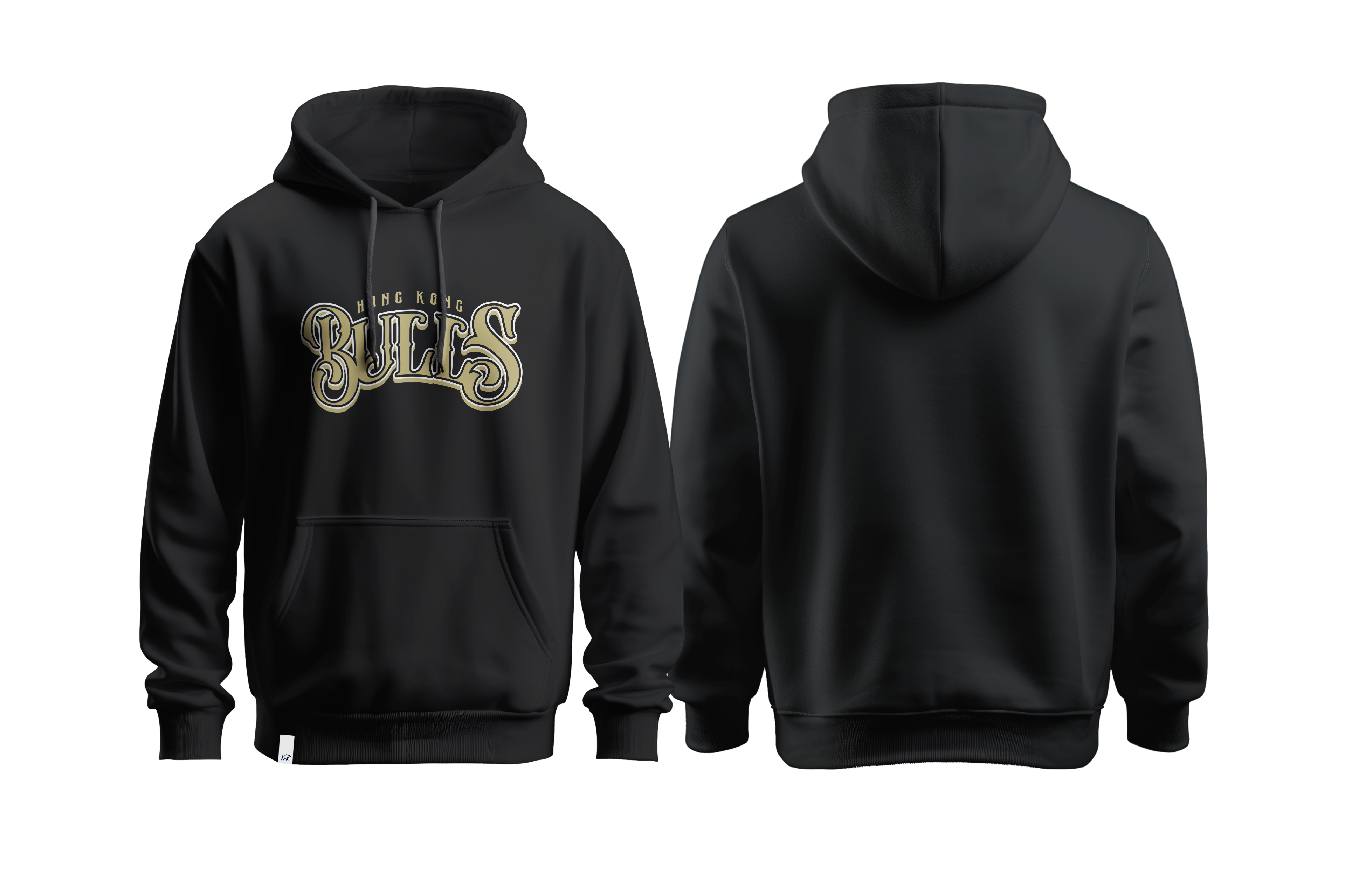 (特價) 香港金牛連帽衛衣 (黑色)