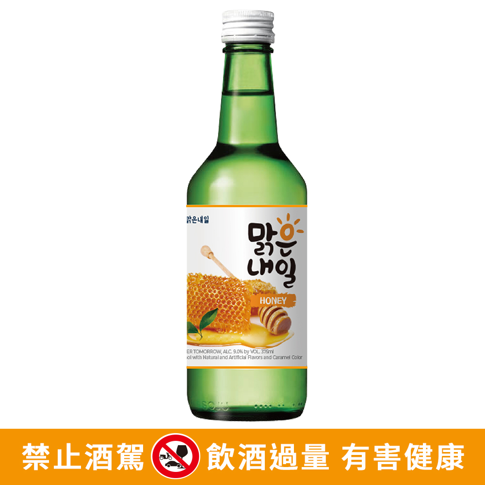 【BK SHOP】清新明天水果燒酒(蜂蜜口味)9% 375ml