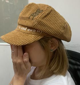 現貨清貨  KR韓國LIFEWORK 燈蕊絨報童帽 (LF71) 【清貨貨品不設退換】