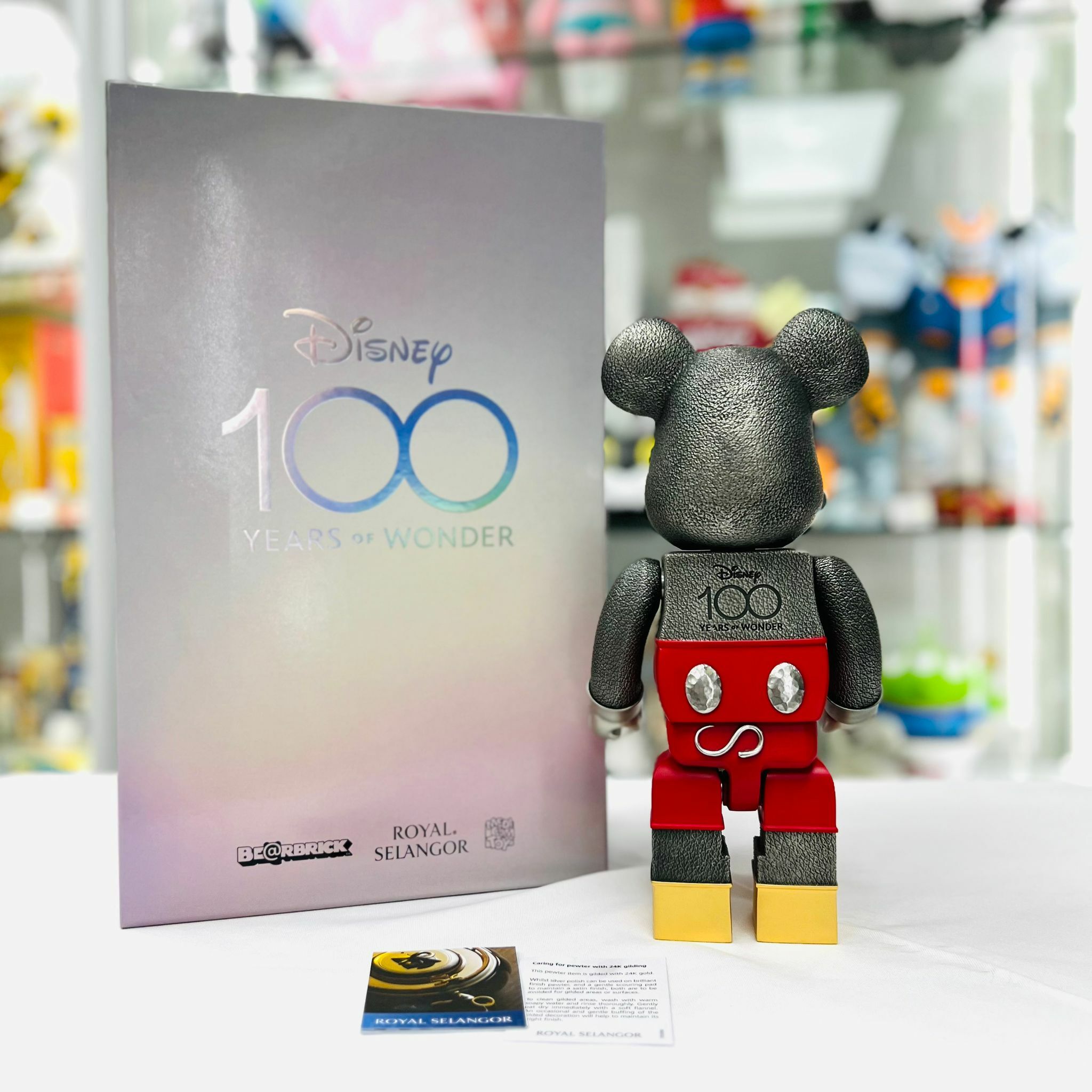 400% BE@RBRICK MICKEY MOUSE DISNEY 100 X ROYAL SELANGOR
