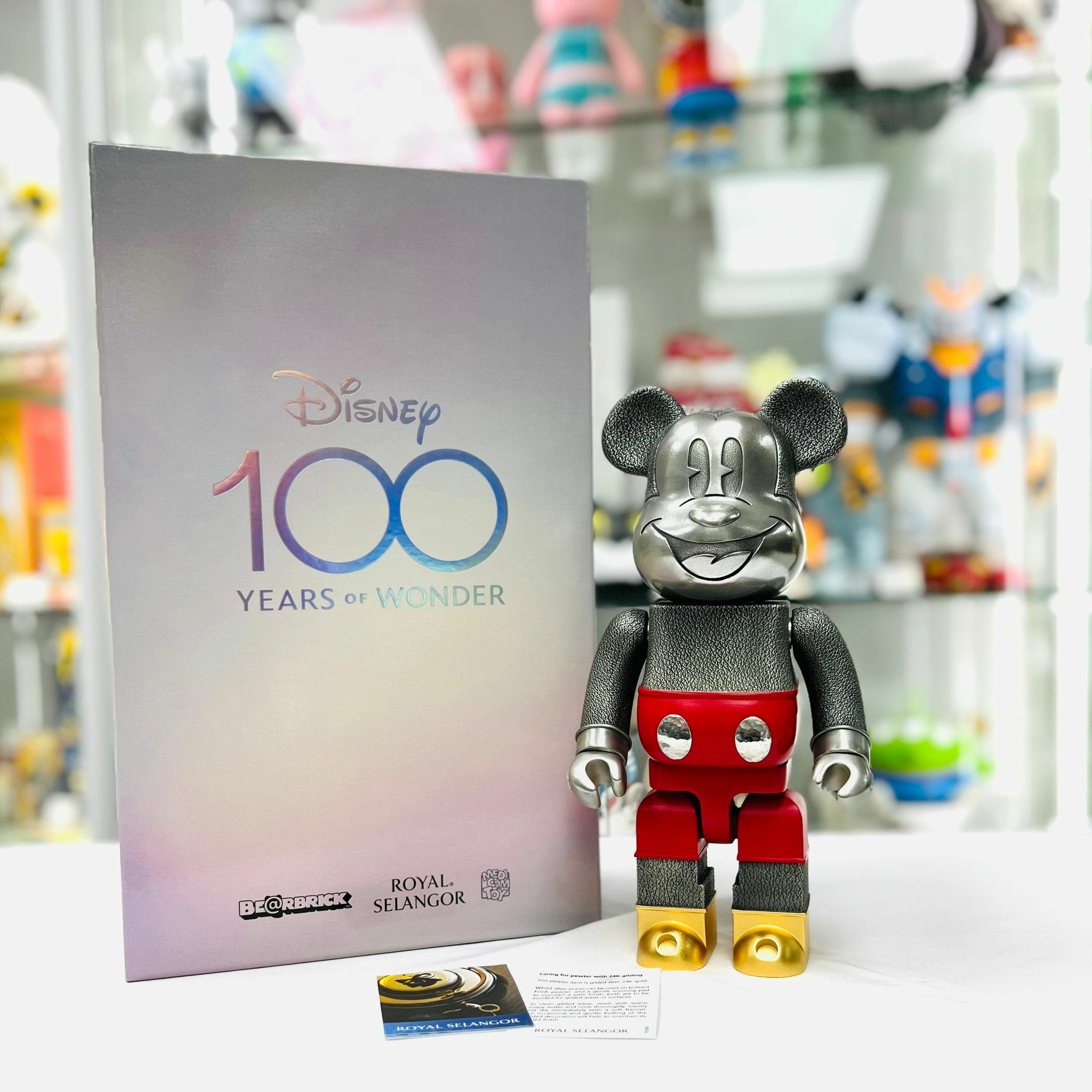 400% BE@RBRICK MICKEY MOUSE DISNEY 100 X ROYAL SELANGOR