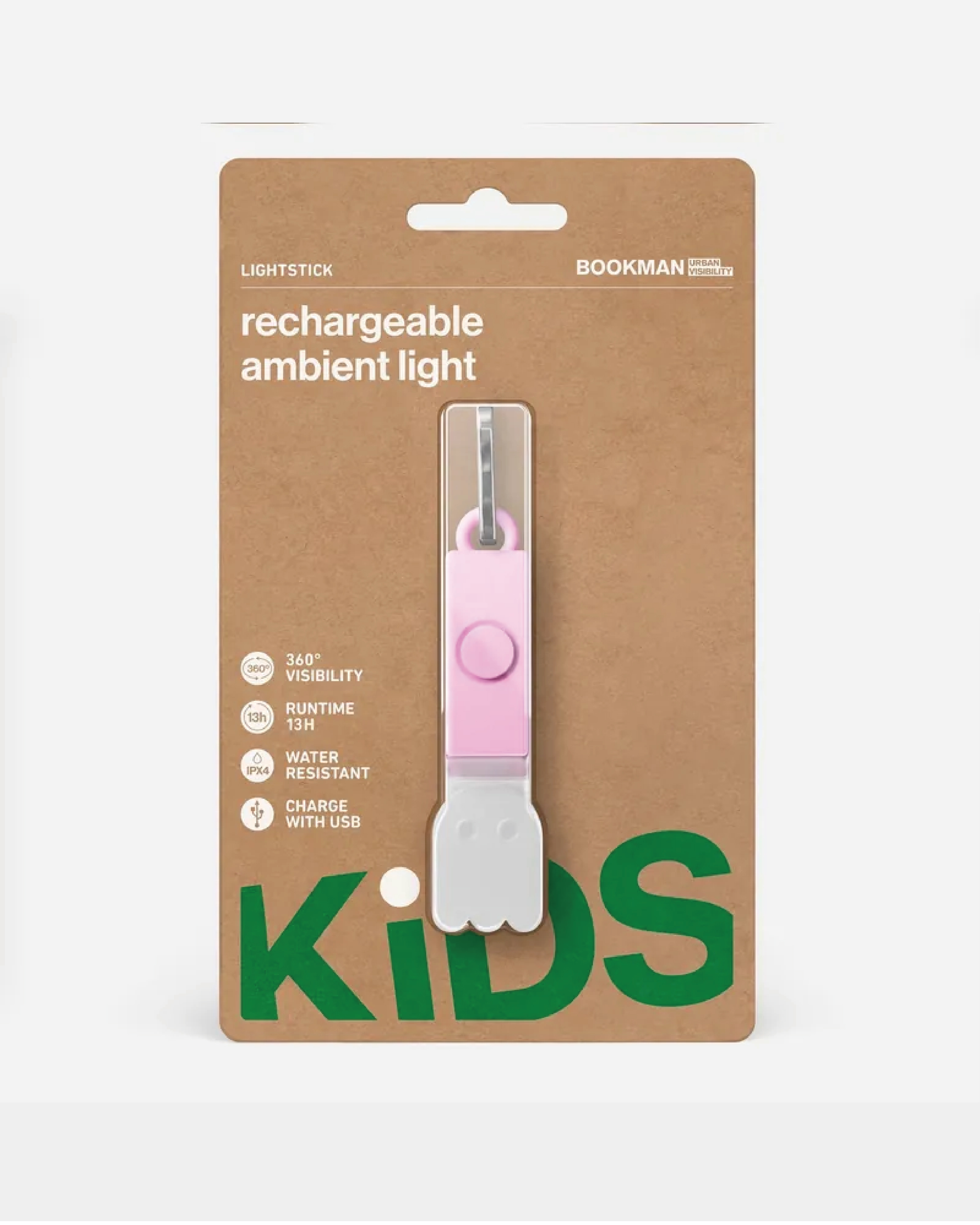 現貨【BOOKMAN】Lightstick 造型拉鍊燈 / Ghost Pink 鬼鬼粉