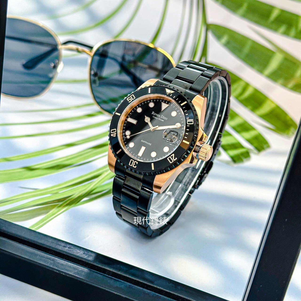 【Roven Dino 羅梵迪諾】海防前線時尚腕錶 RD6089BRG-338 42mm 現代鐘錶