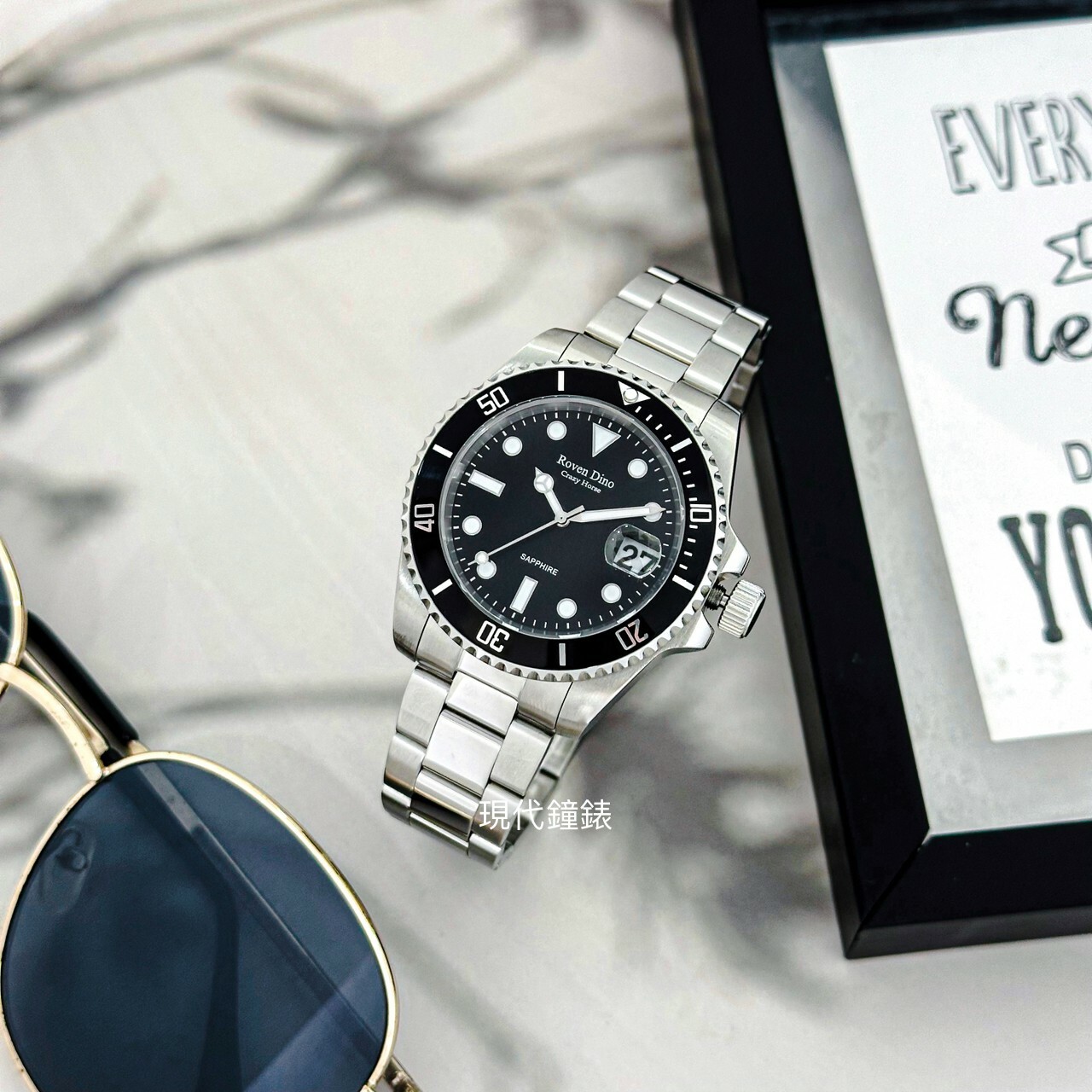 【Roven Dino 羅梵迪諾】海防前線時尚腕錶 RD6089S-278B 42mm 現代鐘錶