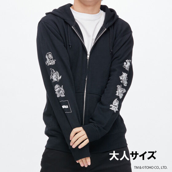 Pbandai 預訂2024/2月 【ゴジラ】デフォルメコレクション　ZIPパーカー【大人用】