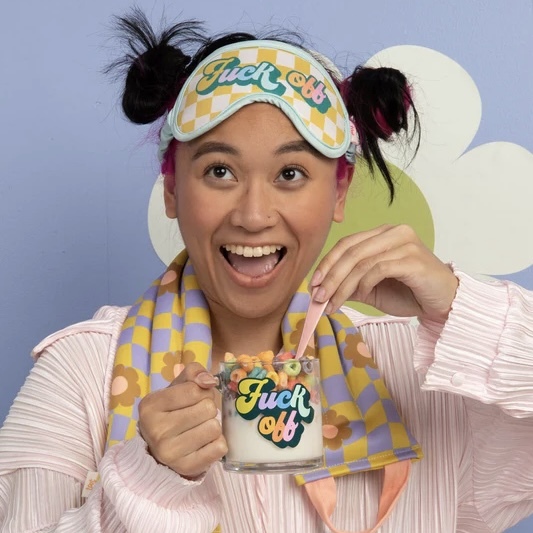 美國 Talking out of Turn/ 13OZ玻璃馬克杯/ F* Off