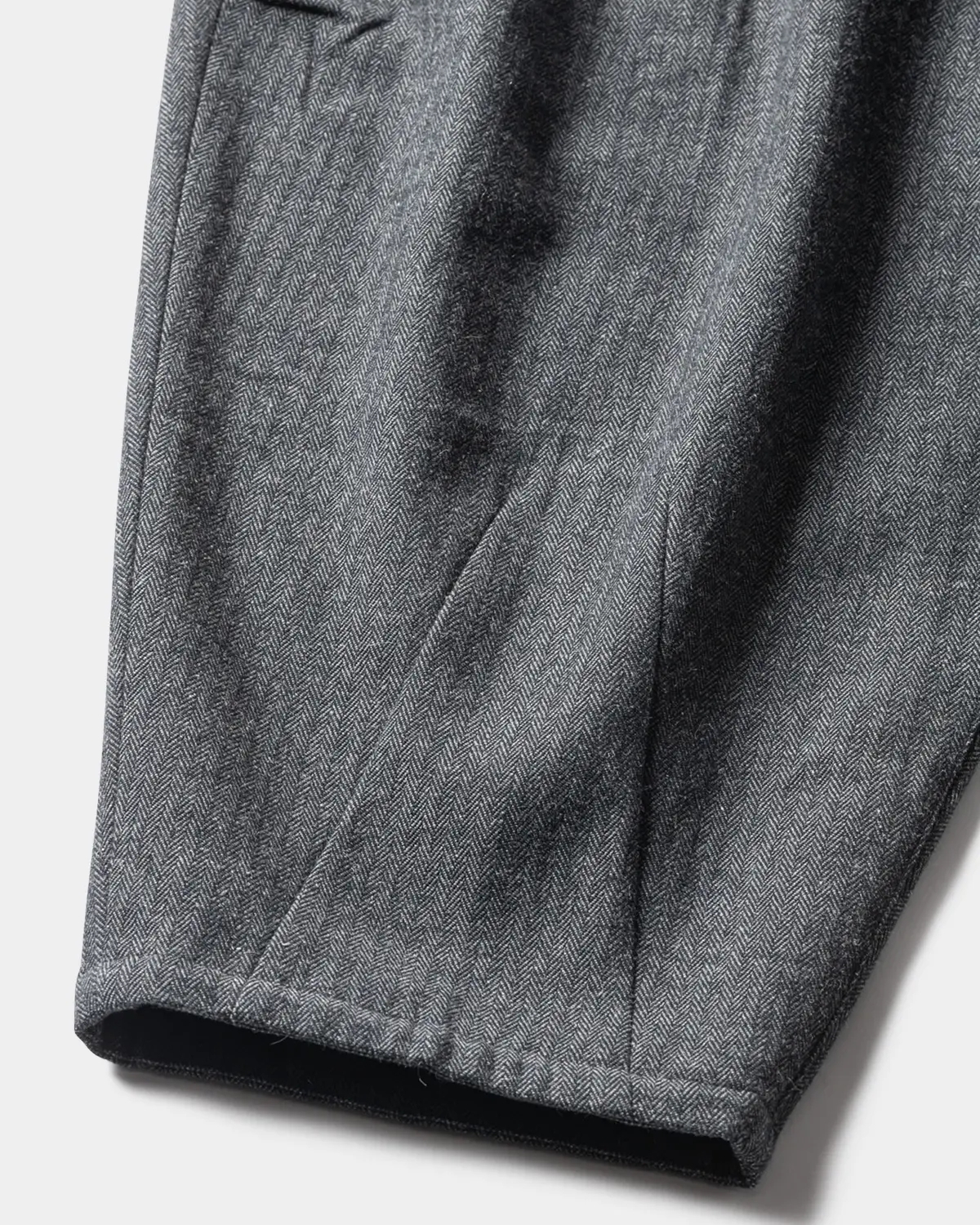 TIGHTBOOTH 23F/W WOOL HERRINGBONE BALLOON PANTS