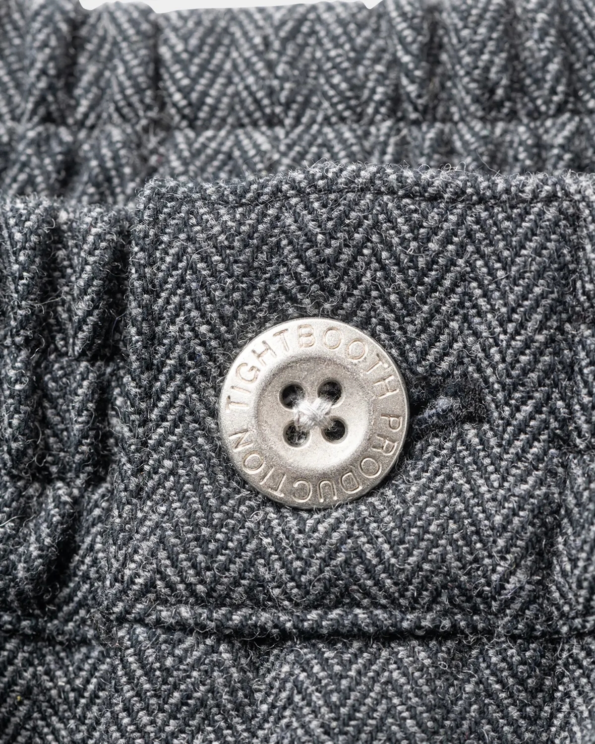 TIGHTBOOTH 23F/W WOOL HERRINGBONE BALLOON PANTS