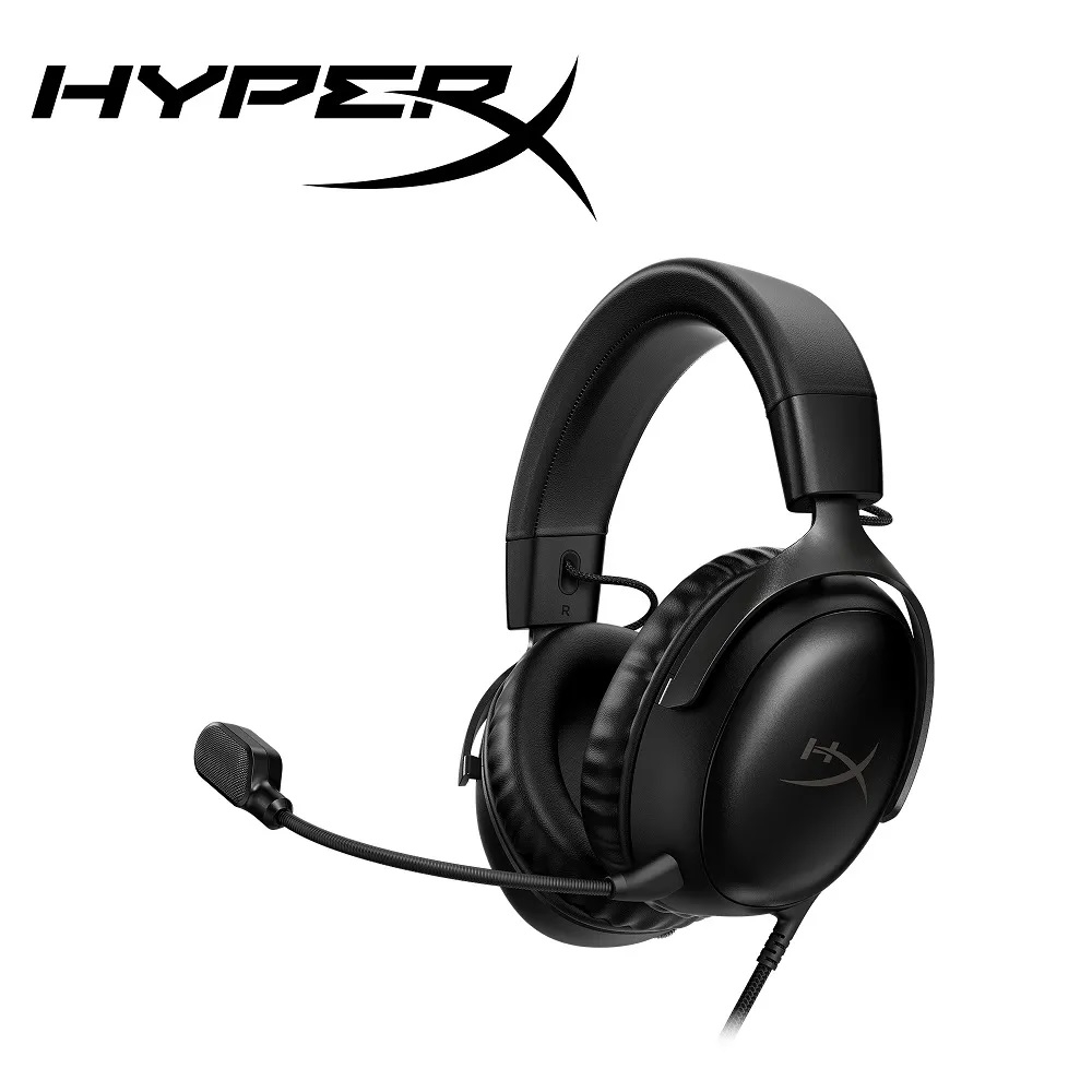 HyperX Cloud III 有線電競耳機 黑色 (727A8AA)