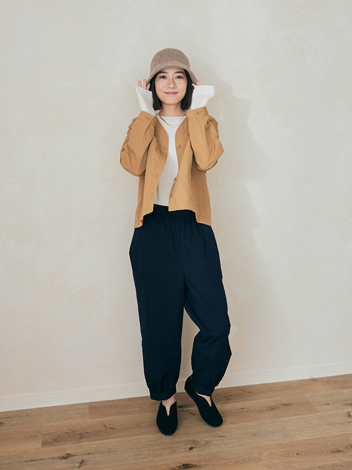 精靈工作縮口褲-凌晨星空