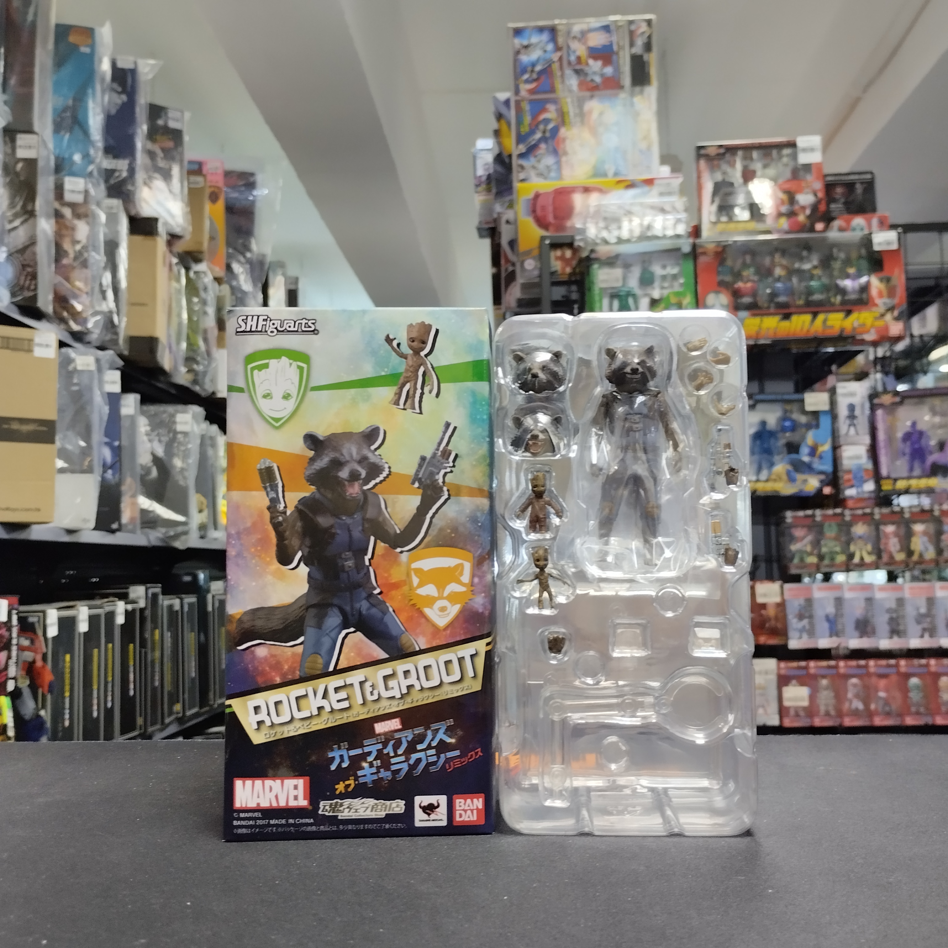 寄賣-其它-S.H. Figuarts Guardians of the Galaxy Rocket & Groot Vol.2