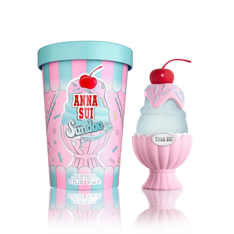 (2023新款) Anna Sui 安娜蘇 果漾聖代粉紅柚惑女士淡香水 50ml (Barcode：085715295378)