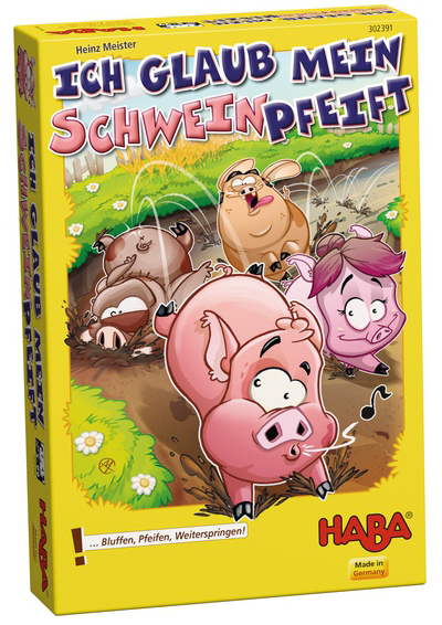 瘋狂豬賽道(HABA德國桌遊-Ich glaub mein Schwein pfeift)
