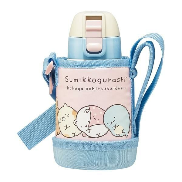 Skater 角落生物不銹鋼水壺連收納袋 400ml