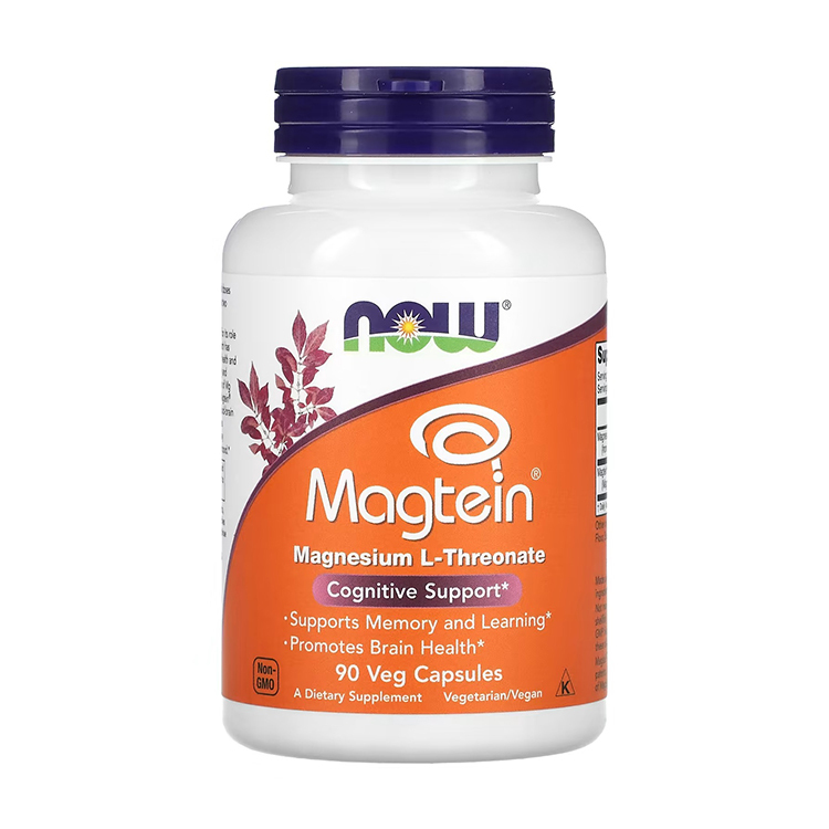 NOW Foods, Magtein, Magnesium L-Threonate, 90 Veg Capsules