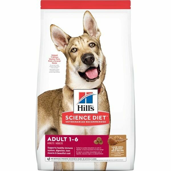 Hill's - 狗乾糧 - 成犬標準粒羊飯 (33磅)