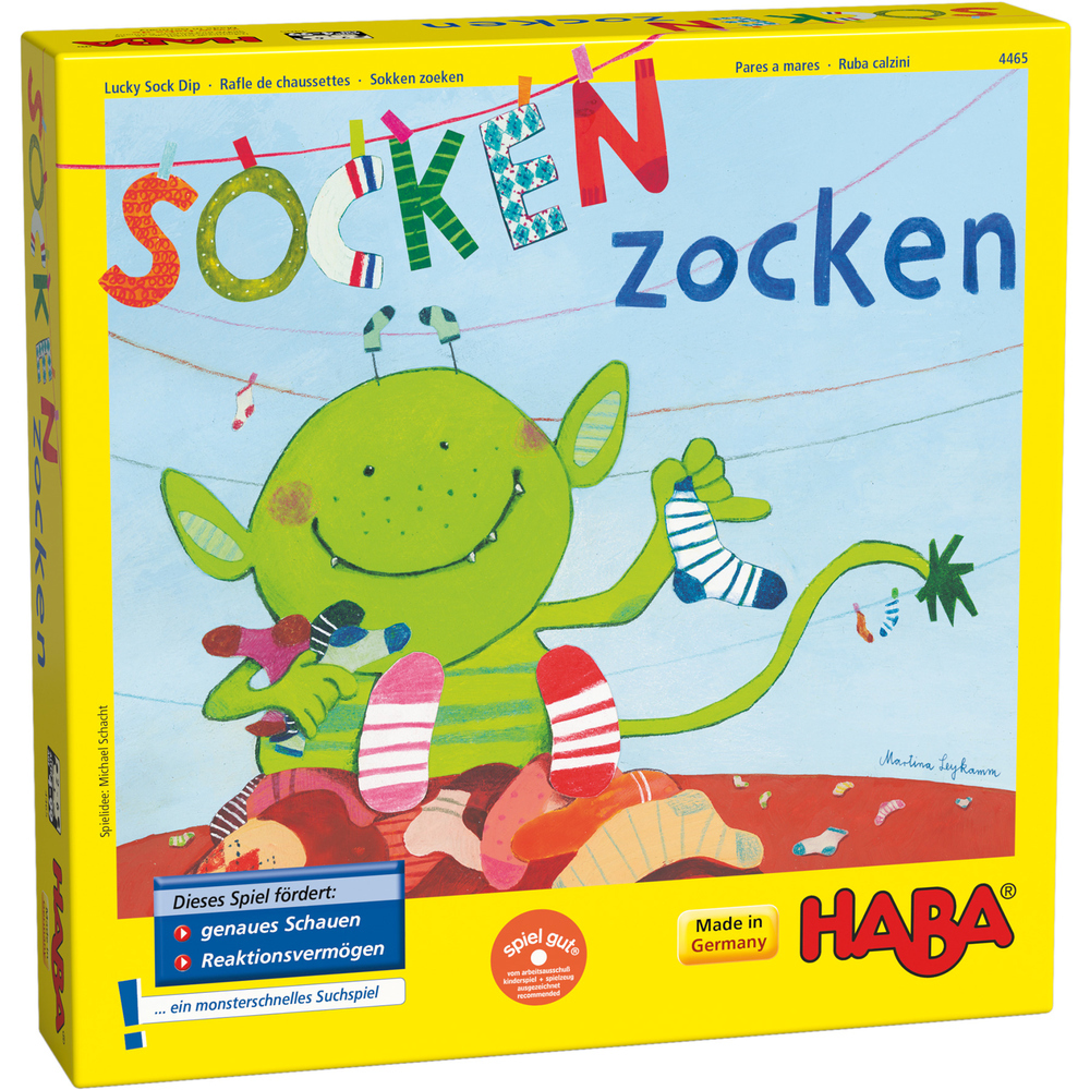 尋找幸運襪(HABA德國桌遊-SOCKEN zocken)