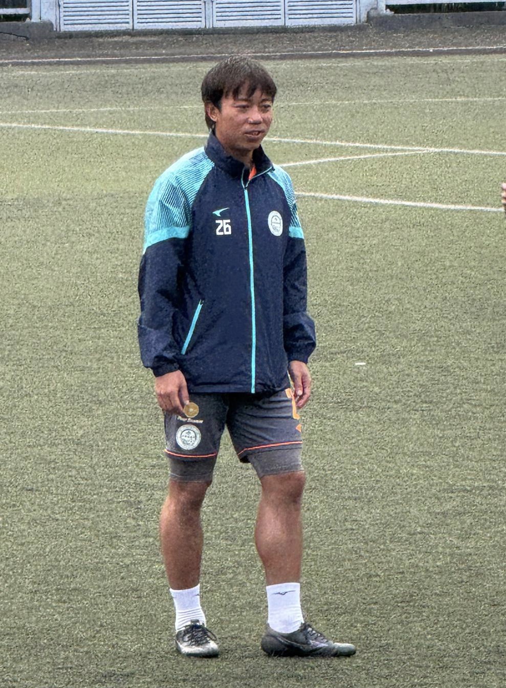 大埔足球會深藍色風褸