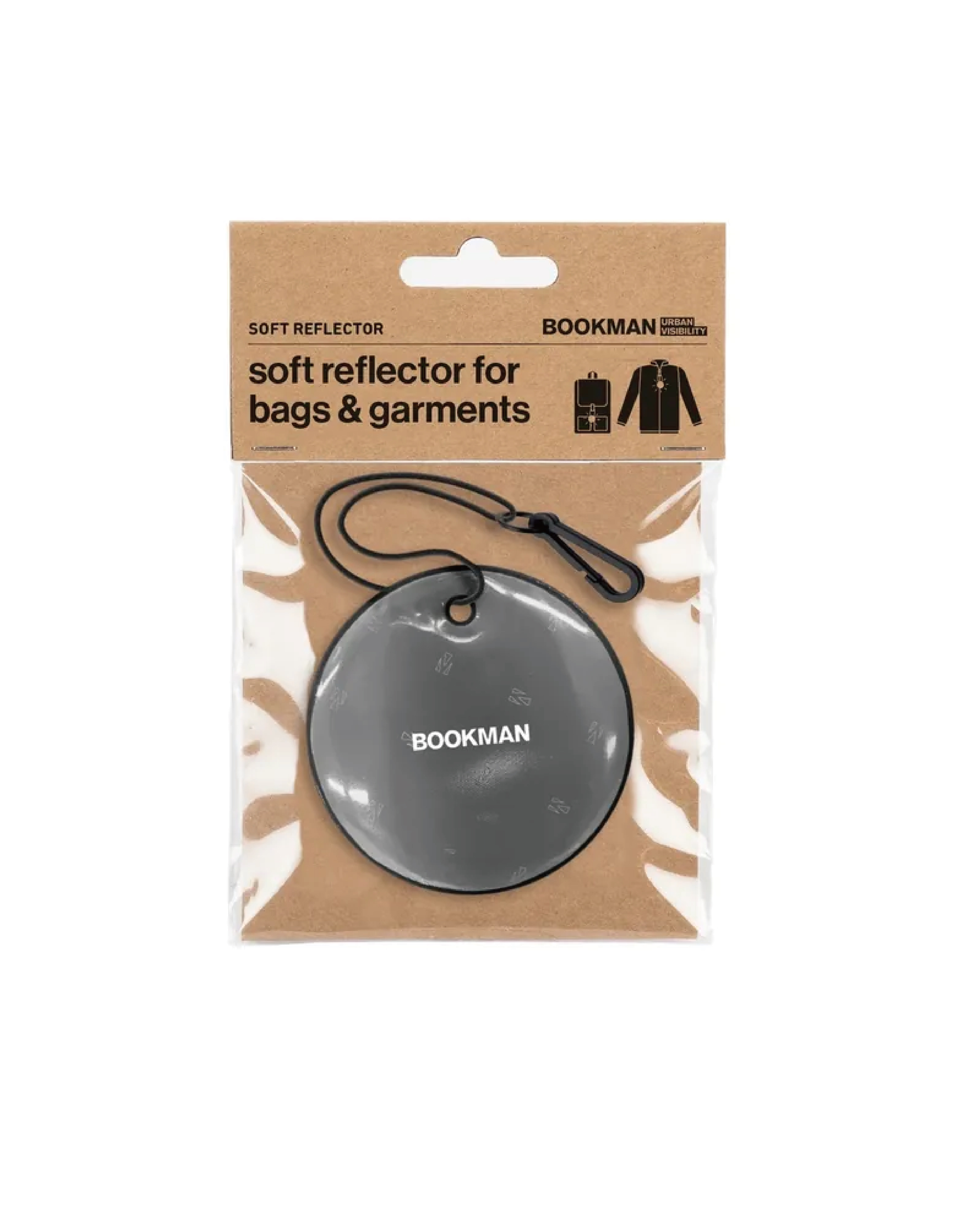 【BOOKMAN】Hanging Reflectors Circle 幾何反光片 Black/黑色